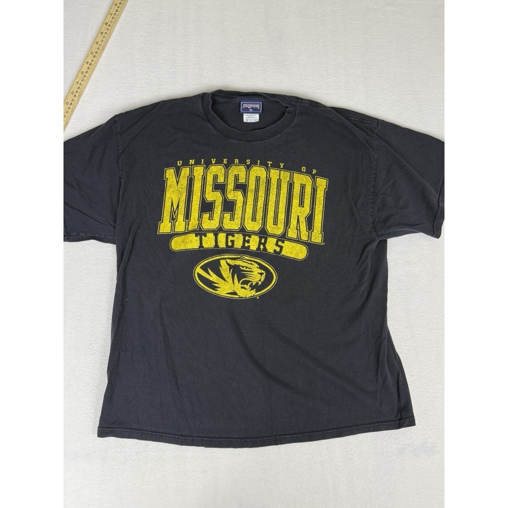Vintage Mizzou Jansport XL University of Missouri‎ Tigers shirt Black